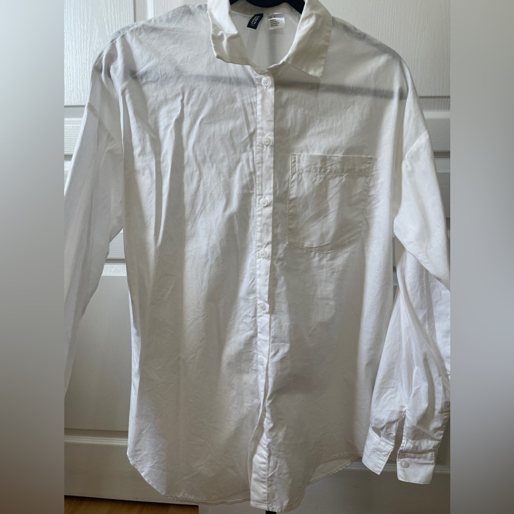 Oversized button down shirt